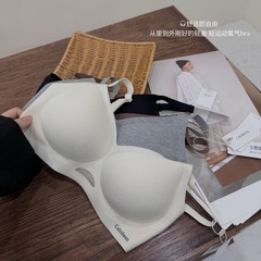 早春の新型3833 # 酸素運動綿ミルク皮下着女性3dゼリーソフトトート黒科学技術通気性が集まっている