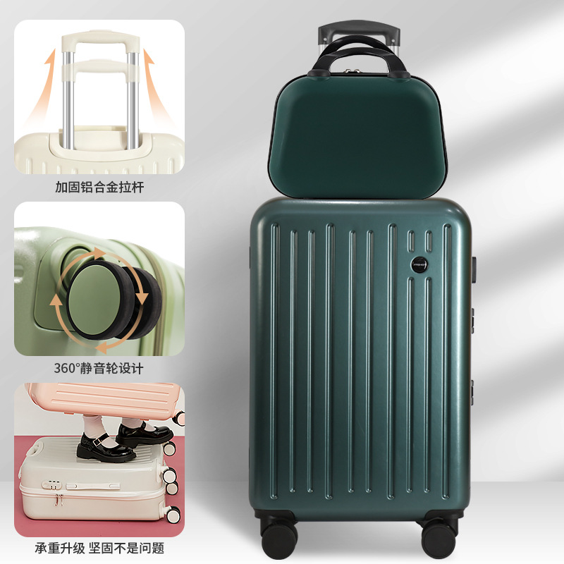 Caja de carro de viaje de 20 pulgadas para mujer 24 caja de cremallera de gran capacidad al por mayor