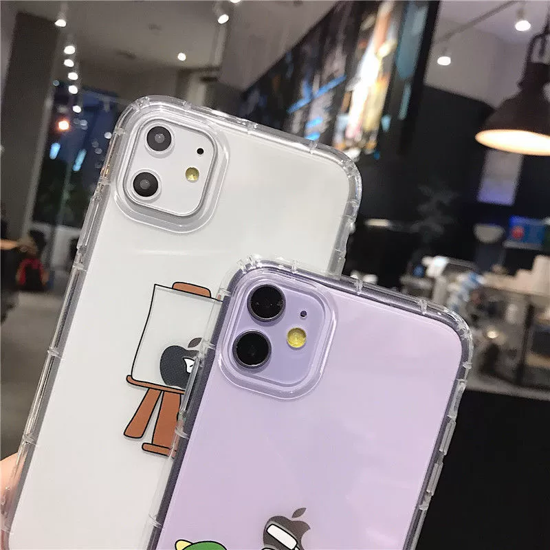 Apple, милый совместимый динозавр, iPhone 13, iPhone13 Pro, мультяшный чехол на телефон, iphone, 15promax