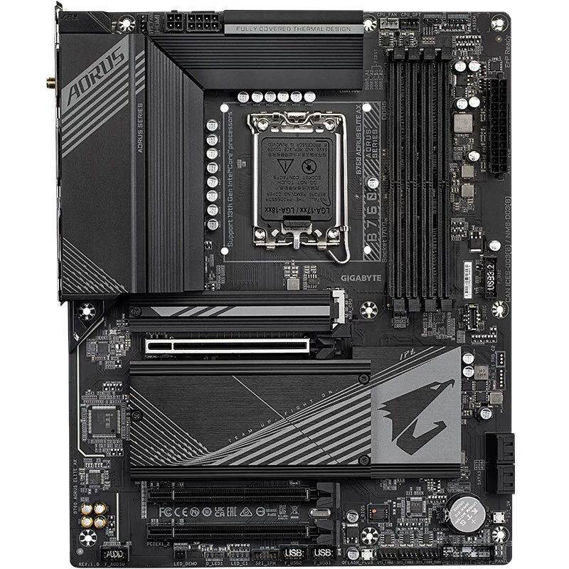 Совместимая материнская плата Intel Gigabyte B760 AORUS ELITE AX LGA1700