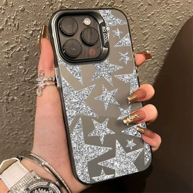 Чехол для телефона (Apple) iPhone серия — лазерная звезда H480P зеркальная блестка, тонкая защитная защита
