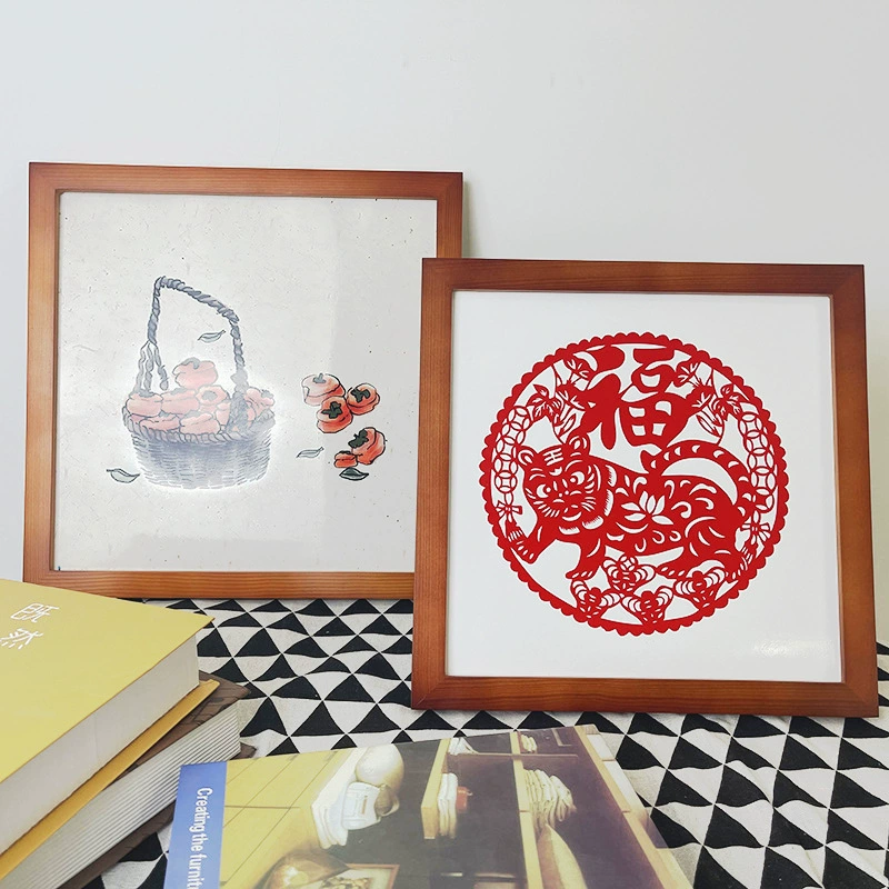 Квадратная фоторамка, рамка для фотографий, настольная подвесная настенная простая декоративная рамка, изысканная деревянная художественная живопись, выставочная настенная рамка