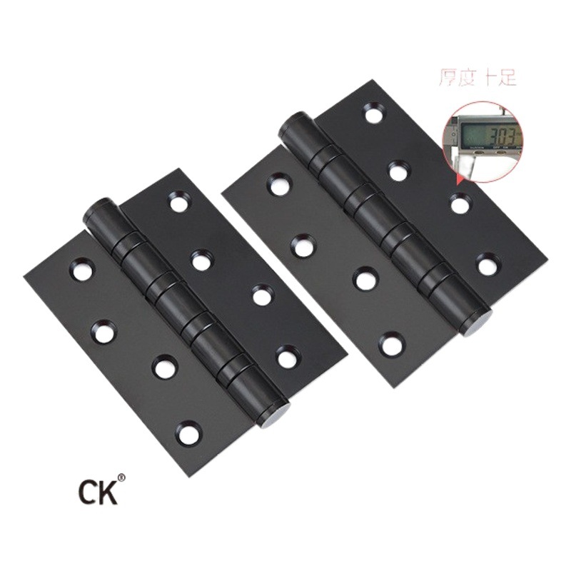 Bisagra Plana para Puerta Interior 304 de Acero Inoxidable con Rodamiento de Bolas