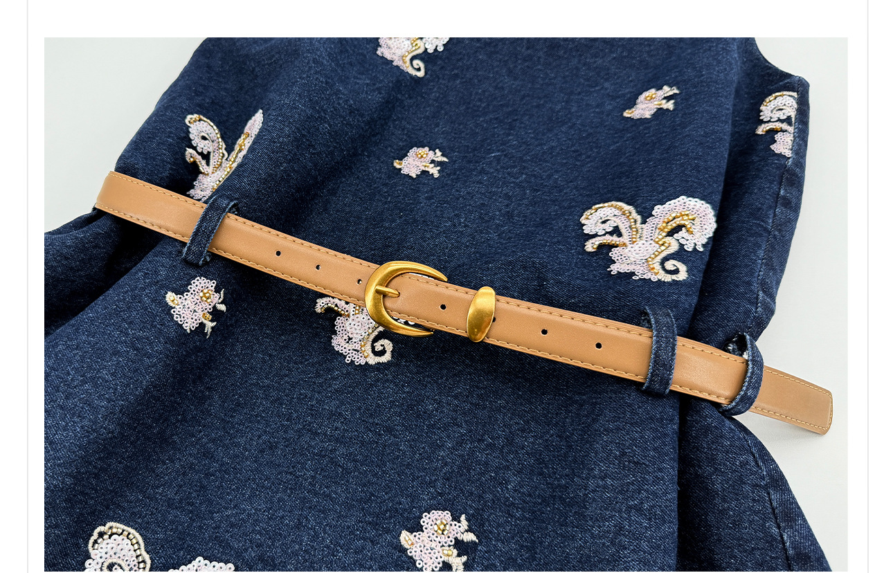 Bộ quần short jean nữ lưng cao kèm áo vest không tay phong cách Tân Trung Hoa — bộ đồ, Trang chủ, quần đùi chi tiết 16