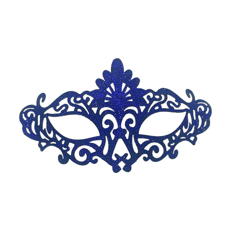 Nuevo Halloween máscara de mitad de cara retro retro máscara de polvo de pavo real máscara de maquillaje máscara de fiesta máscara de ojos