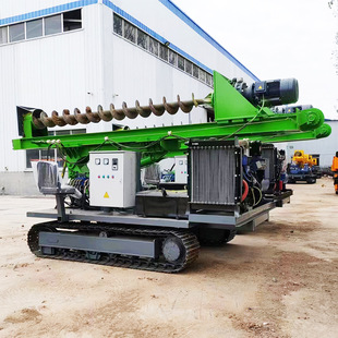 Xinjiang Photovoltaic Engineering Spiral Photovoltaic Piling Drilling Machine Motor Set Spiral Hole Guide Machine Solar Ground Nail