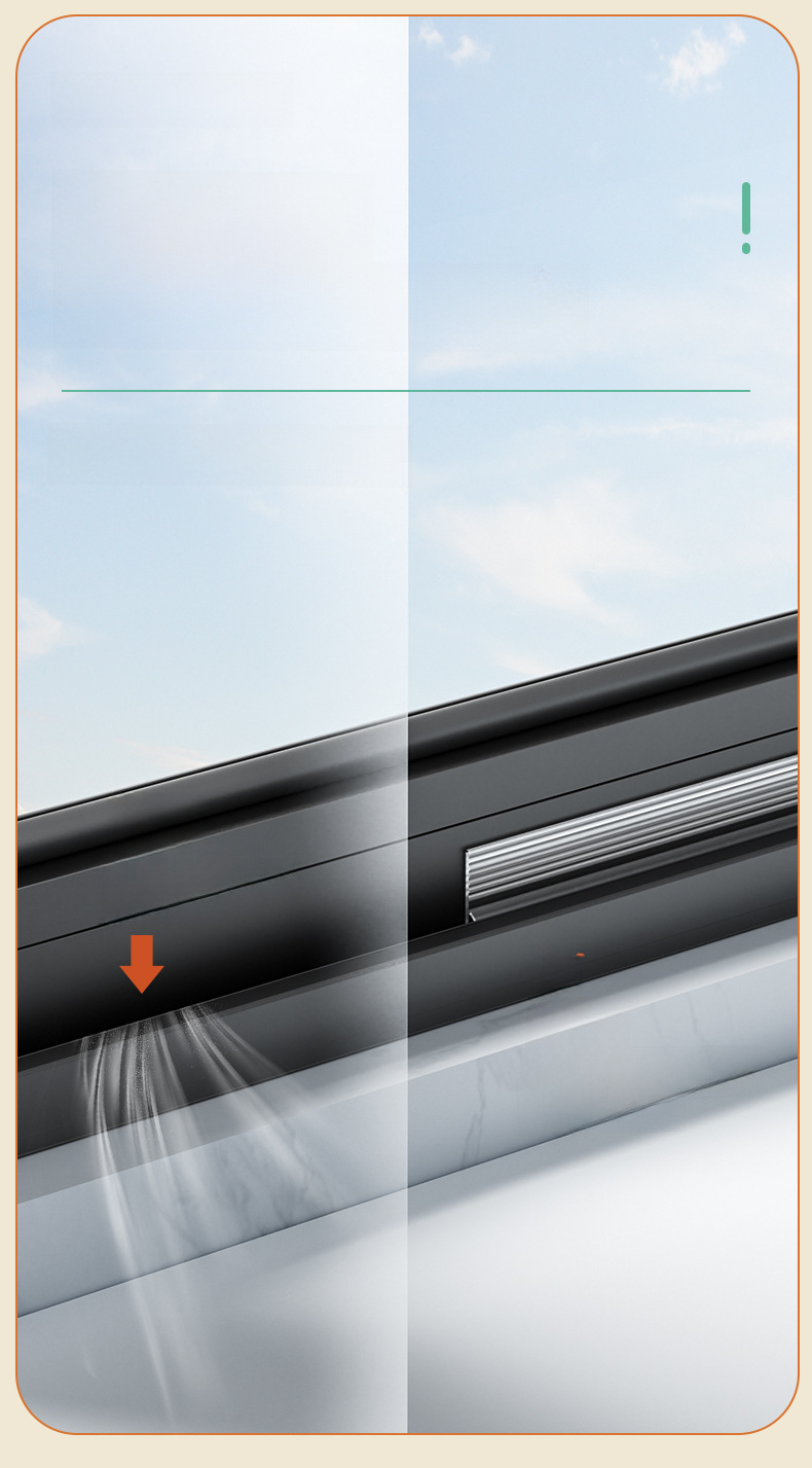 Sliding window sealing strip window windshield artifact gap filling plug strip plastic steel window windshield sealing window waterproof strip