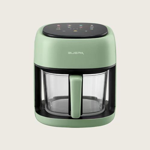 Cross-border Household Large Capacity Glass Visible Inner Pot Air Fryer Smart Multifunctional Electric Fryer Hot Sale