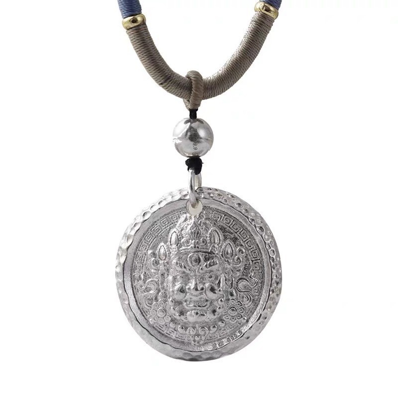 XL007 - 무분색 재신 목걸이 35g