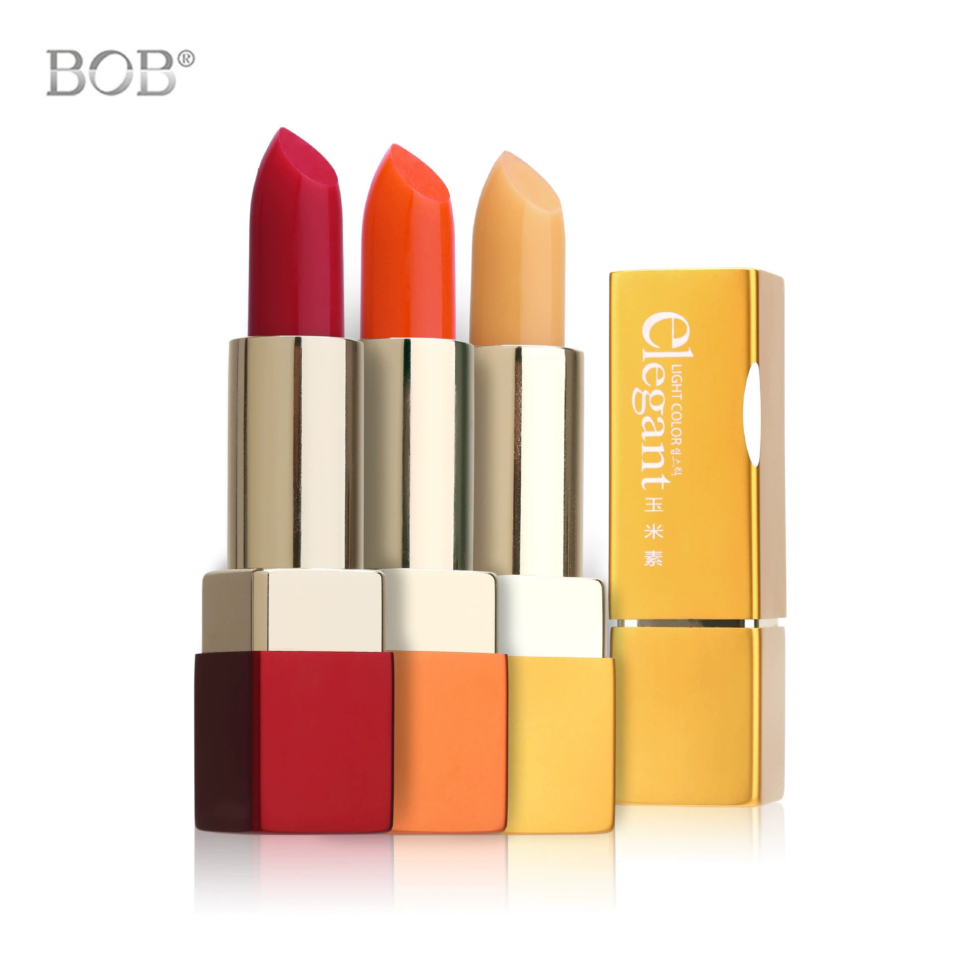 Профессиональная помада BOB Qianjiao Baimei Warm Change Lipstick 41038 Каротин здоровье Губная помада Без цвета помада тысячами тысячами тысячами без цвета