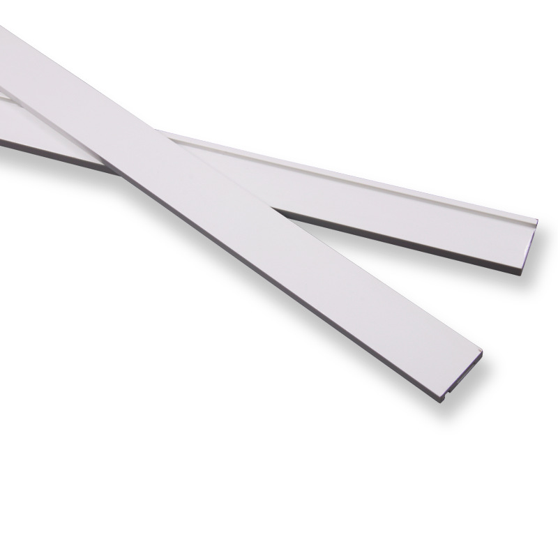 Perfil de extrusión de plástico PVC varilla de plástico blanco extrusión de PVC perfiles de extrusión de dibujo procesamiento personalizado