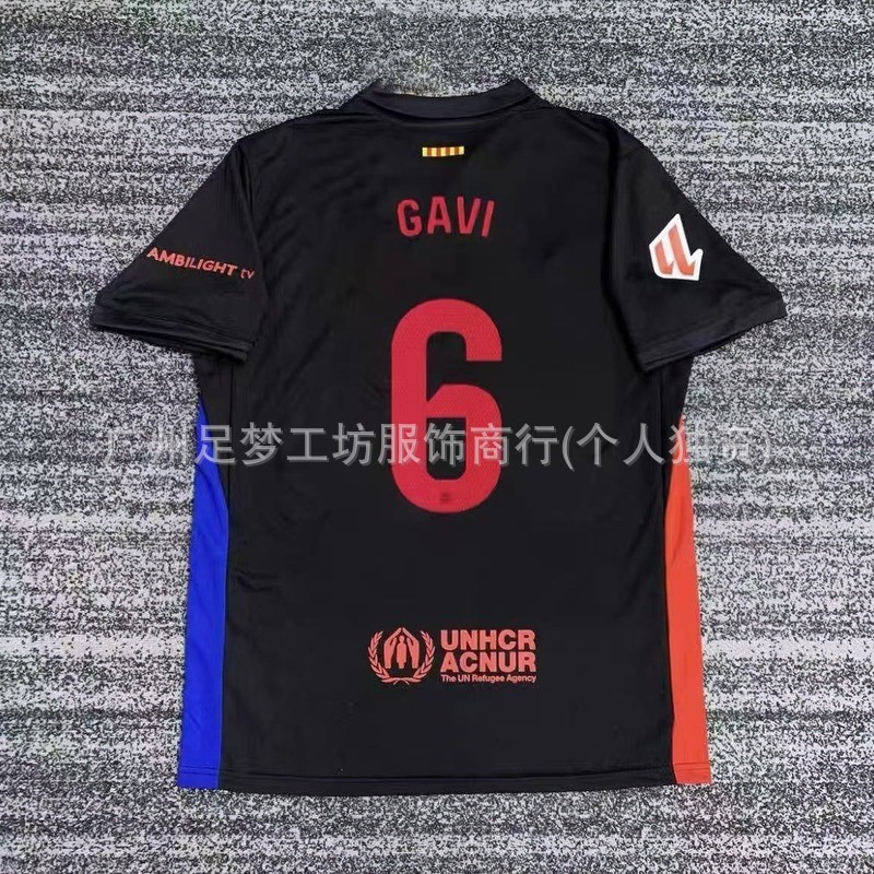 2425 バルセロナ ホーム ジャージ No. 19 ヤマール サッカー ジャージ No. 8 ペドリ 6 ガビ No. 9 レヴァーン プリント|undefined
