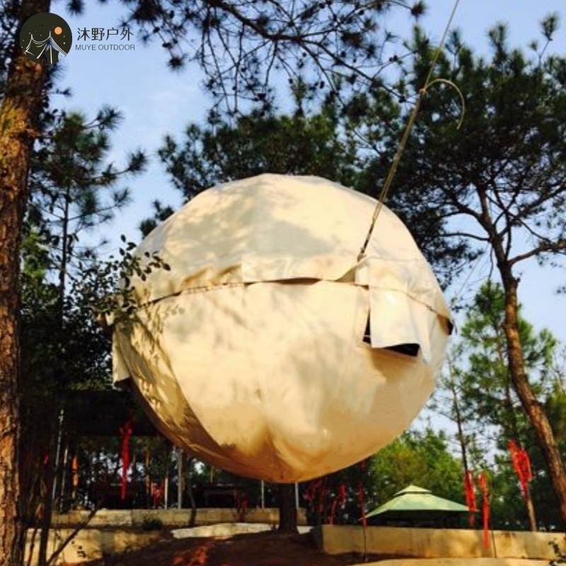Muye campamento al aire libre estrella tienda escénica bosque de vacaciones colgante campamento lluvia fábrica de tienda de tierra