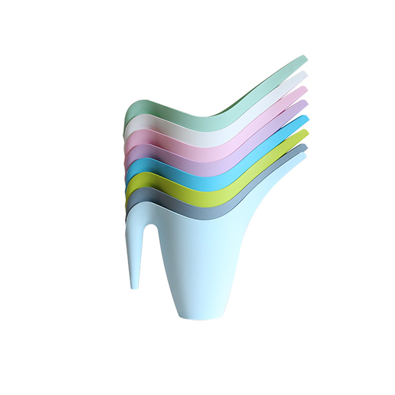 jardinería casera botella de riego de verduras de riego de flores en maceta interior espesar plástico colorido boquilla larga herramienta de cultivo de flores