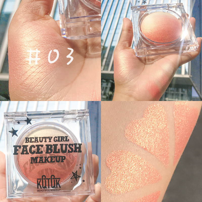 KQTQK Koku Korean Society Rainbow Sugar Core Gradient Blush Eyeshadow Highlight Fixation One-piece Plate Gradient Contour KQTQK Koku Korean Society Rainbow Sugar Core Gradient Blush Eyeshadow Highlight Fixation One-piece Plate Gradient Contour