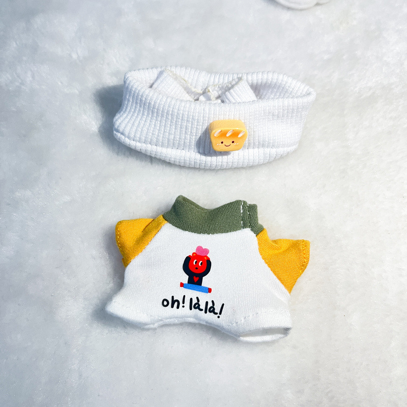 现货拉布布4.0衣服 林小牙可爱连体裤 泡泡玛特挂件labubu4.0娃衣|undefined