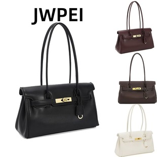 JW PEI briefcase women's 2025 new Yara portable shoulder armpit bag niche design baguette bag 2T267