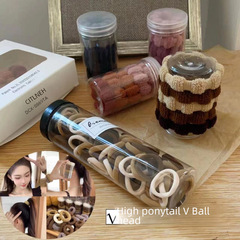 高馬尾發繩加粗加厚高彈力頭繩2023新款高端扎頭皮筋女發圈頭飾