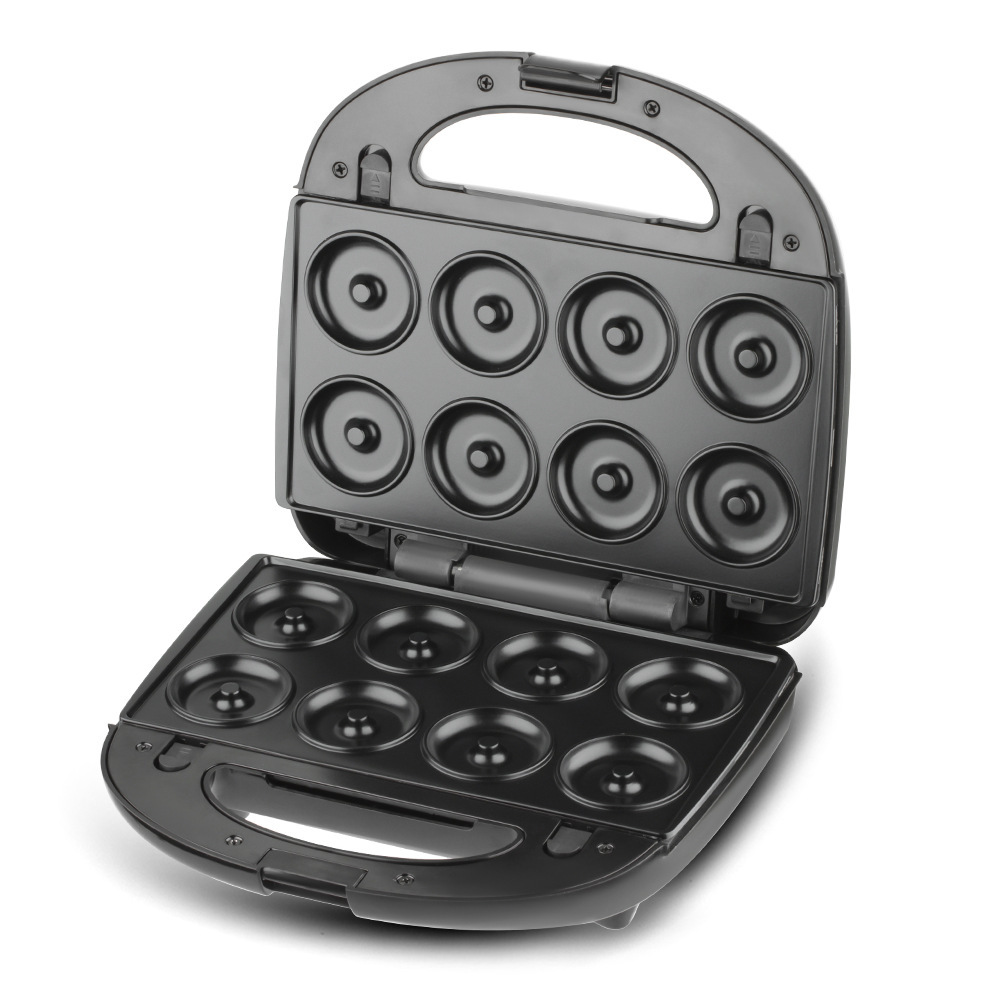 RAF Europe transfronterizo cuatro en uno máquina de donas para el desayuno doméstico máquina de alimentación ligera de bandeja para hornear eléctrica de doble cara con calefacción automática