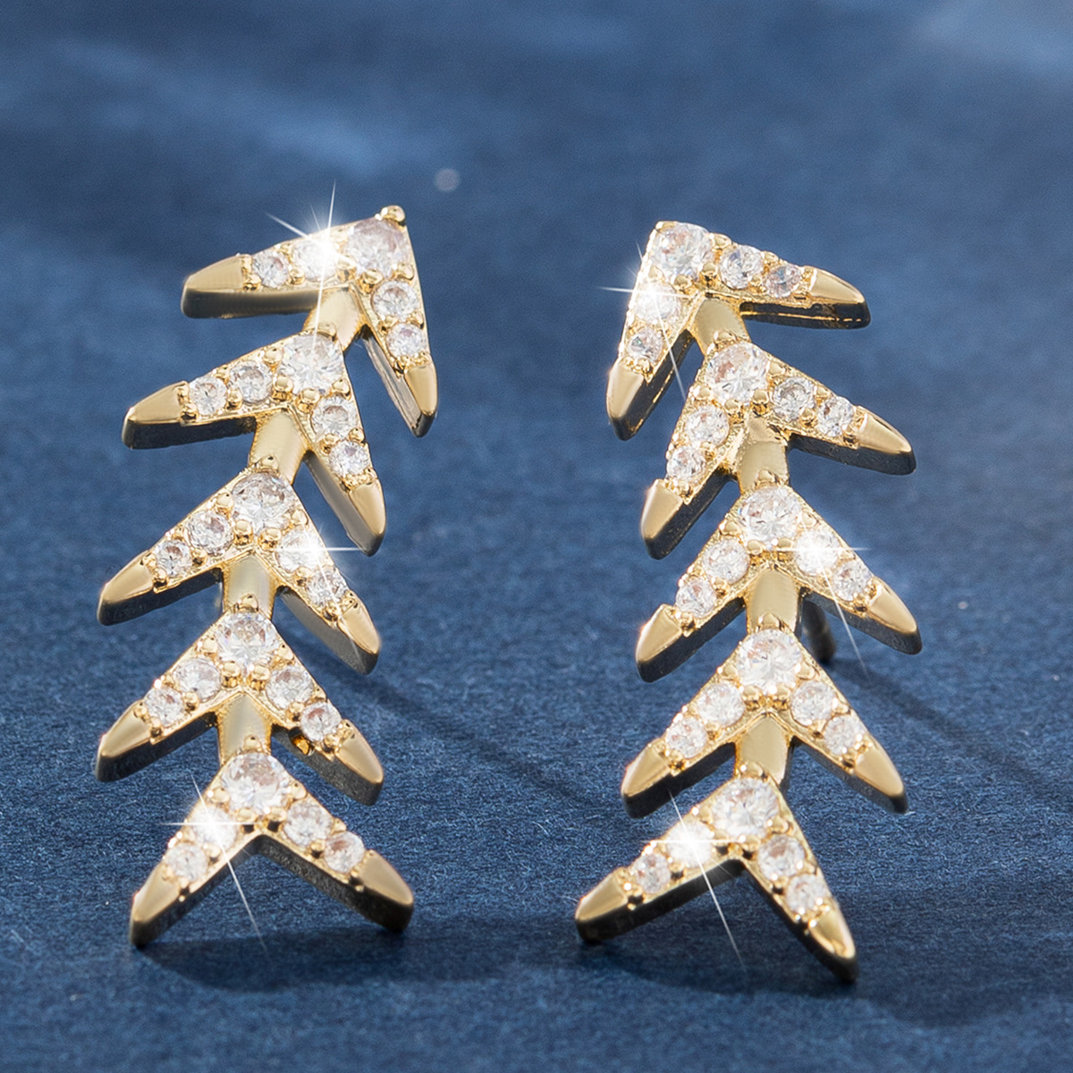 elegant copper earrings