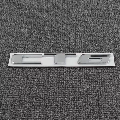 silver rear emblem — Car logo - standard-ct6-bright-silver