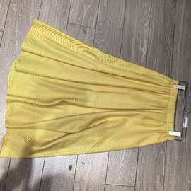 亚麻休闲半身裙