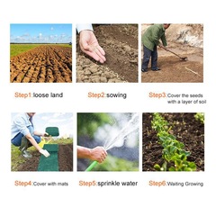 Cross-border Lawn Planting Fertilizer Paper Grass Seed Mat Fertilizer Blanket Lawn Mat Eco Blanket