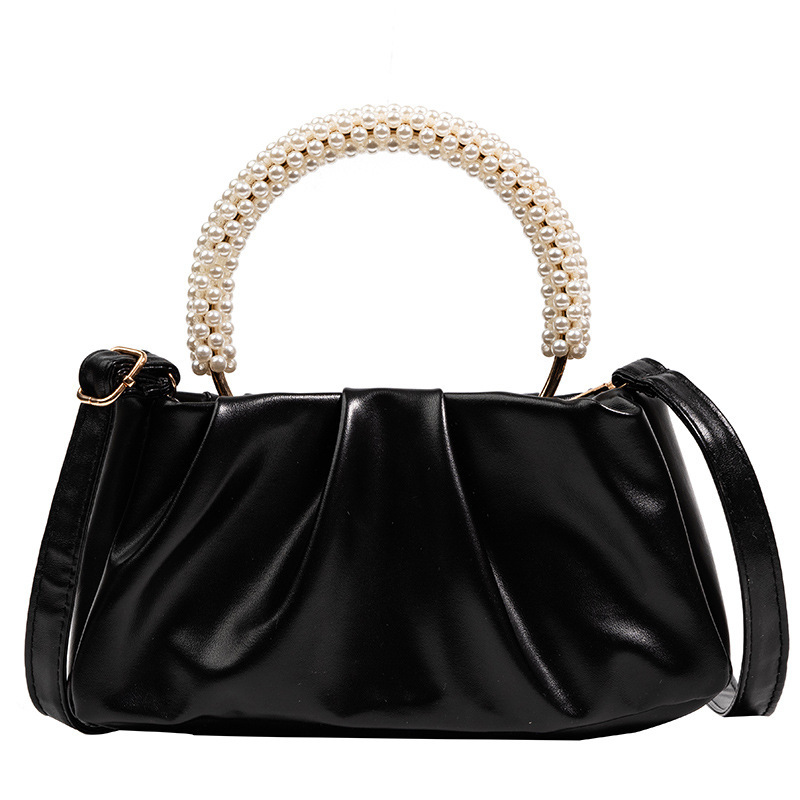 Bolso de mujer de color sólido 2022, nuevo bolso de nube de verano, bolso de mano suave de moda, bolso de hombro simple de estilo extranjero.