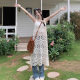 Vintage Crochet Hollow Vic Dress Women's Summer 2025 New Design V-Neck Stacked Loose Knitted dress