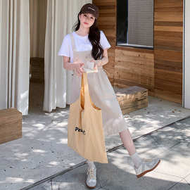 套装两件套洋气2025夏季新款背带裙套装女休闲两件套提升品质休闲