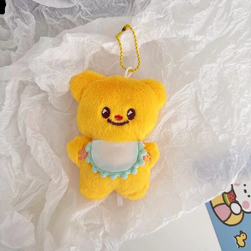 新しい漫画バターベアペンダントウサギぬいぐるみペンダントかわいいドライキャット人形きしむ卸売|undefined