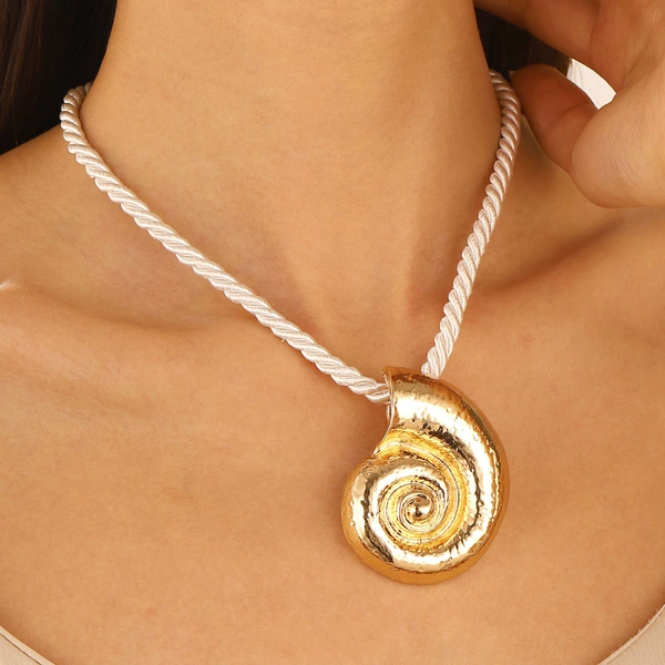 Golden necklace