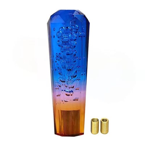 Car modification crystal diamond gear shift knob modification gear handle head round gear knob 3-color gear lever wave stick