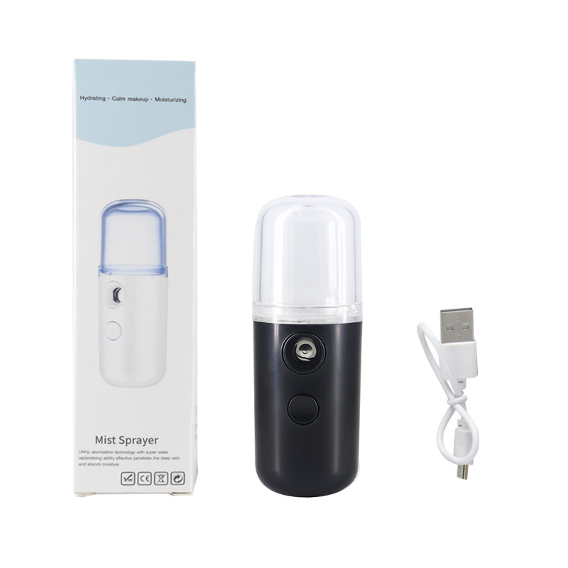 Nano Pulverizador de Bolas Pequeñas, Dispositivo Hidratante Portátil, Humidificador, Vaporizador Facial de Mano, Agua Desinfectante con Ácido Hipocloroso image 18
