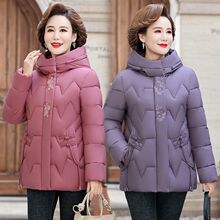 中年妈妈棉衣新款复古中老年人女冬装民族风短款棉袄时尚盘扣棉服