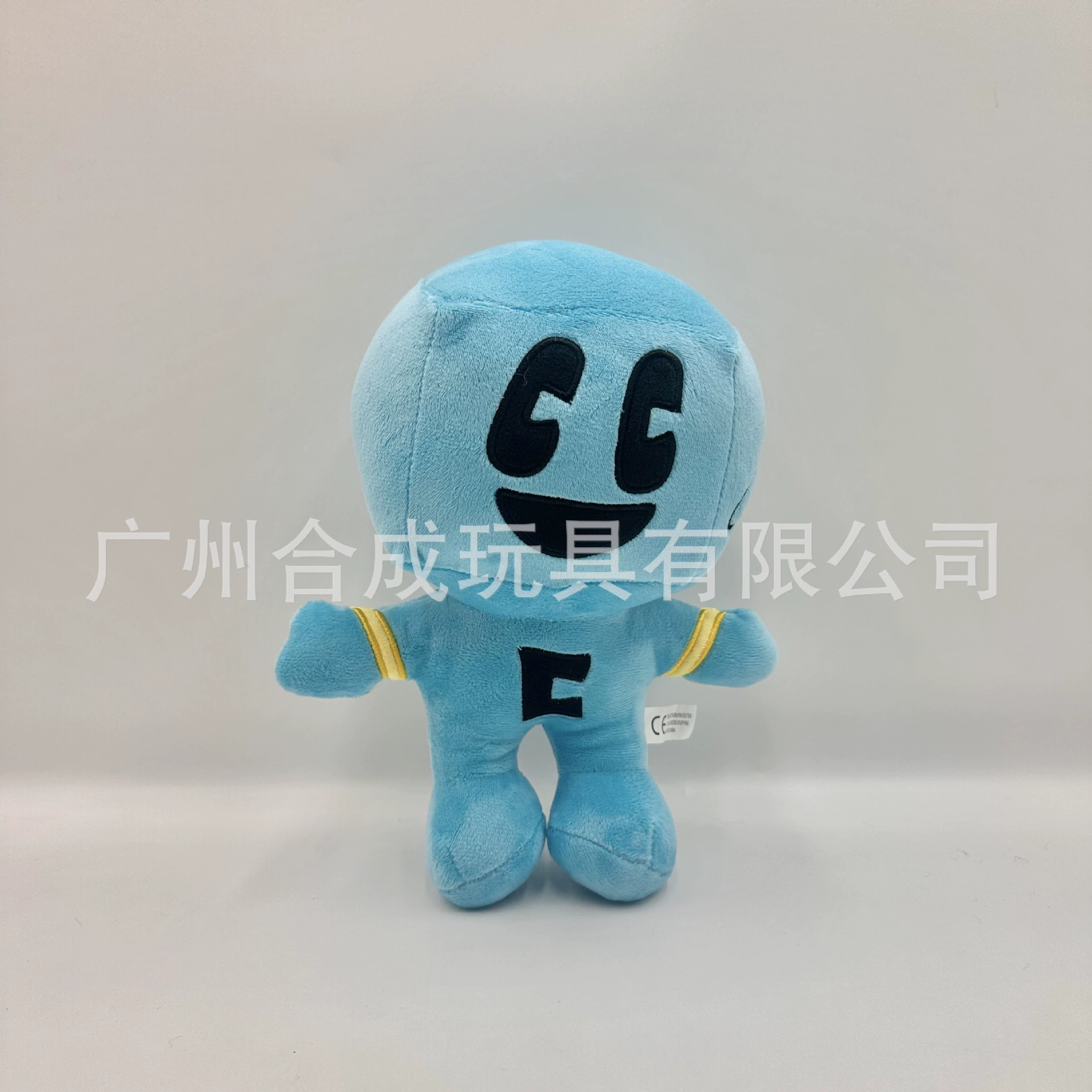 Мир мой Маленький Синий Человек Craftee Плюшевый Блок Мастер Мягкая кукла игрушка-игра Настойчивость