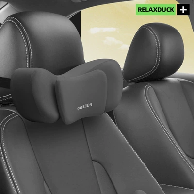 Car Headrest, Neck Pillow, Car Cushion, Car Cervical Spine Seat, Lumbar Cushion, Car Ergonomic Design (Headrest) - neck-care-model-dark-gray-271012cm
