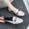 Slippers, fashionable footwear, loose fit, Korean style