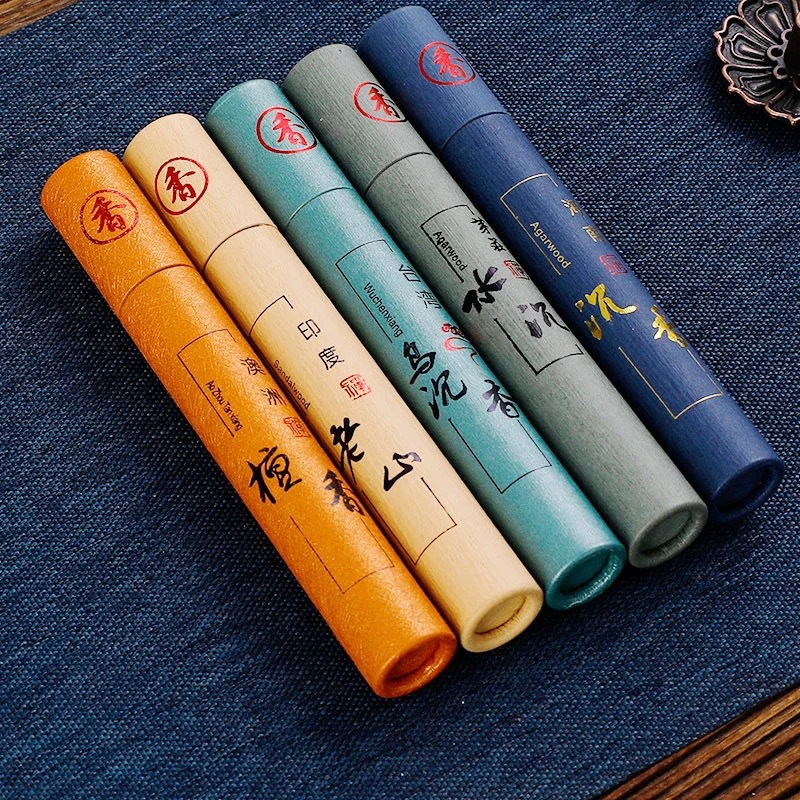 批发10.5厘米短款线香 檀香 台湾乌沉香心经炉用立香薰