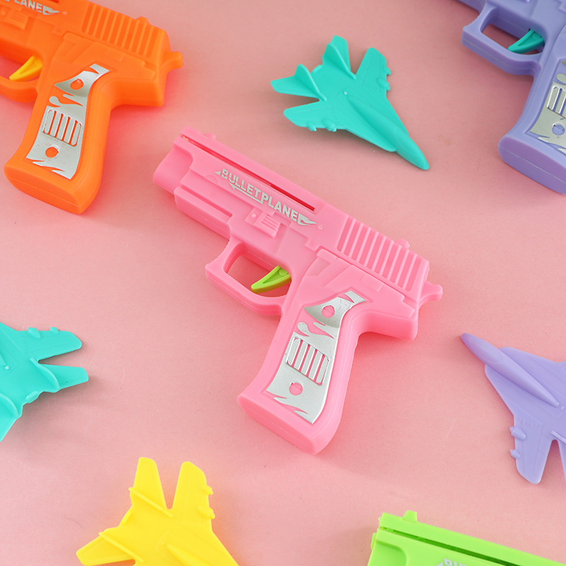 Avión de catapulta, pistola de juguete, lanzador de pistolas, aviones, deportes al aire libre, ocio, bambú, libélula, plato volador, lote de plato