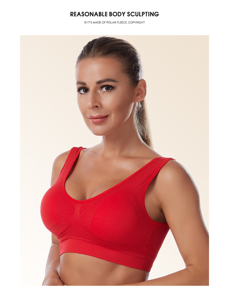 Simple Style Sports Solid Color Nylon Backless Active Tops Bra display picture 4