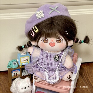 ����20�޻����¿ɐ���ɫ�����·�С���L����Ů��20cm���bȹ�����b