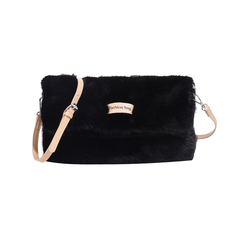 This year's popular Korean version of for women in 2023, new trendy large capacity single shoulder crossbody plush_voghion.com