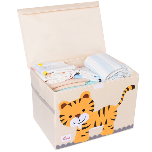 Home Oxford cloth storage box folding covered cartoon storage box clothes quilt storage box manufacturer dropshipping