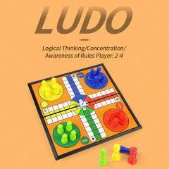 Non-magnetic folding chess board, international flying chess, snakes and ladders, checkers, educational tabletop games, chess toys, cross-border