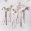 Hair accessory for bride from pearl, European style