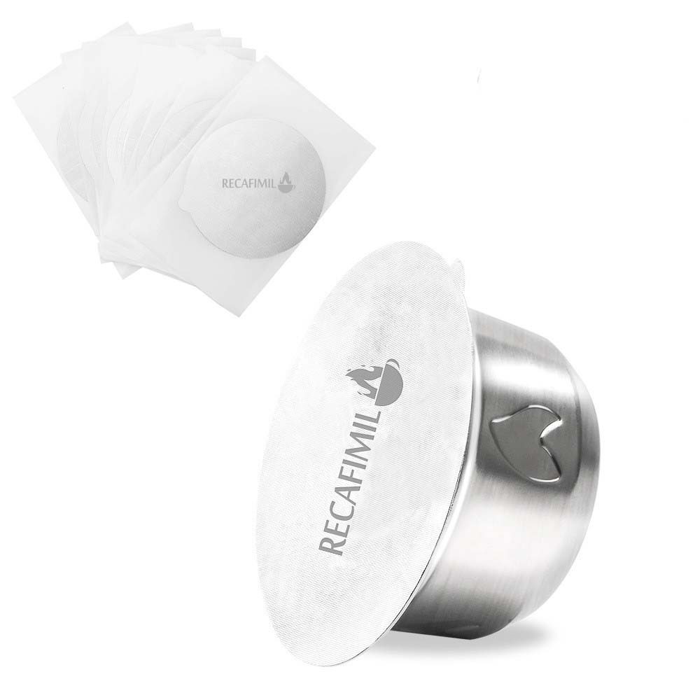 Icafilas autoadhesivo papel de aluminio traje Nespresso vertuo café cápsula cáscara italiana polvo tazón
