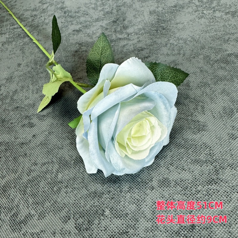 Silk cloth-happy rose-ice blue