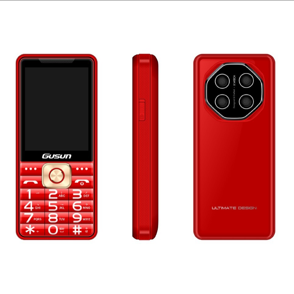 Jusheng D170 전체 Netcom 4G Electric King 노인 휴대 전화 양면 버튼 대형 버튼 대형 글꼴 스트레이트 보드 노인 기능 기계
