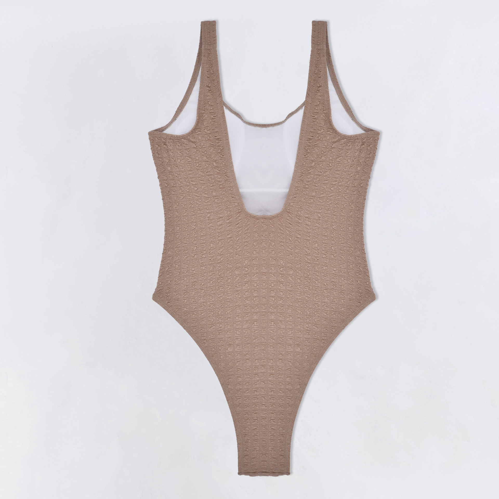 Women's Simple Style Solid Color 1 Piece One Piece Swimwear display picture 5